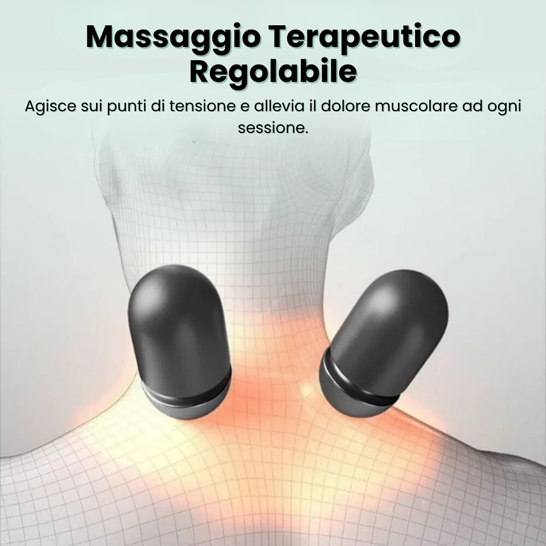VitaLab™ FisioRest - Il Massaggiatore Cervicale 3-in-1