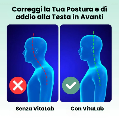 VitaLab™ FisioRest - Il Massaggiatore Cervicale 3-in-1