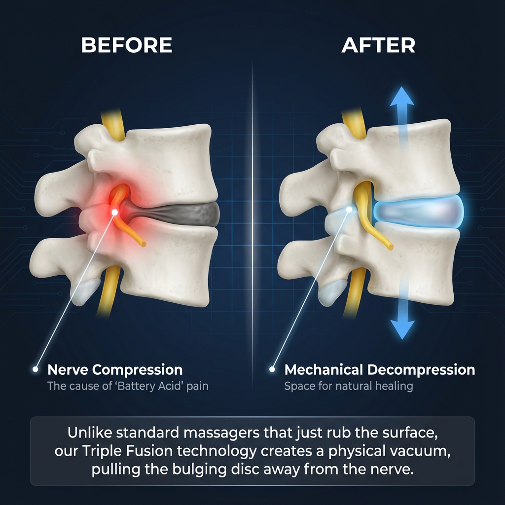 SmoothSpineRelief - Triple Fusion Massager